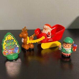 Fisher-Price Holiday Playset - Red and Yellow